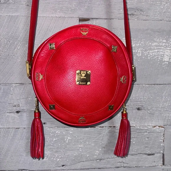 Vintage MCM tambourine crossbody bag - Picture 2 of 9